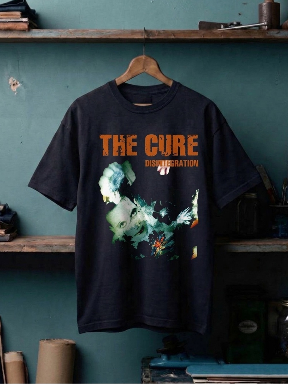 The Cure Disintegration Shirt, Rock Graphic Tee - Black Unisex